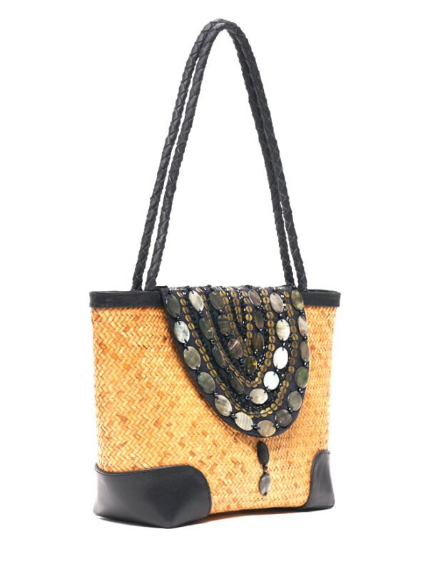 Cosmic Mini Rattan Tote - Image 5