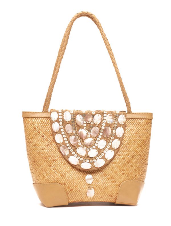 Cosmic Mini Rattan Tote - Image 2